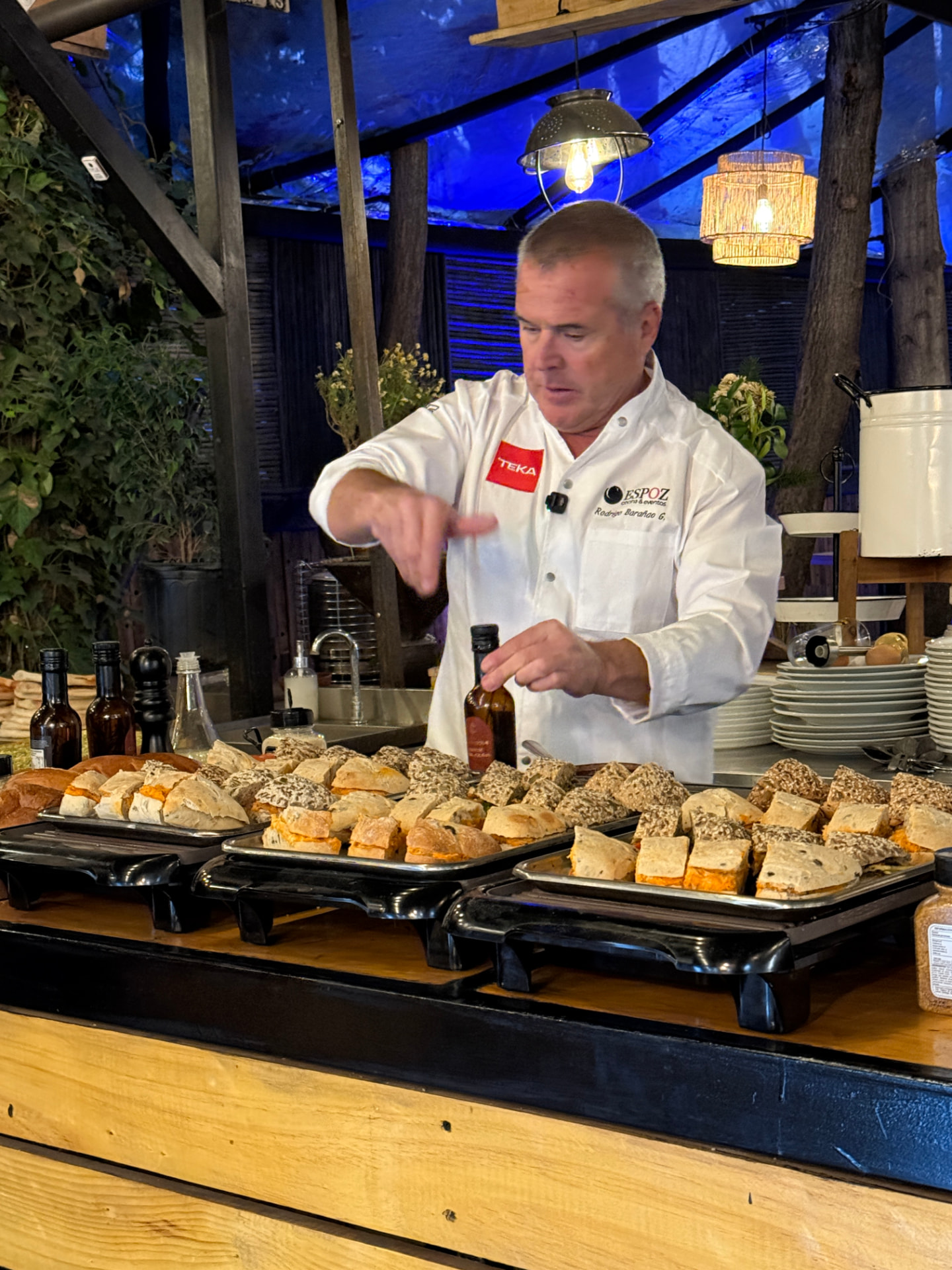 Banquete con Cocina en Vivo